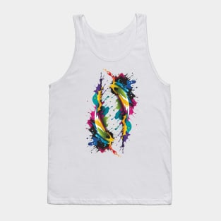 Color brushstroke Tank Top